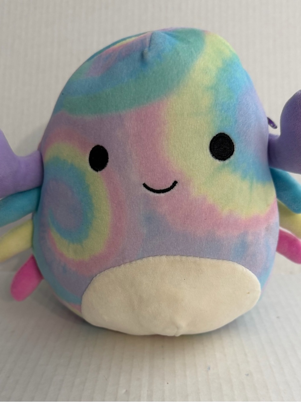 Squishmallows Christabel Tie-Dye Pastel Crab Plush
